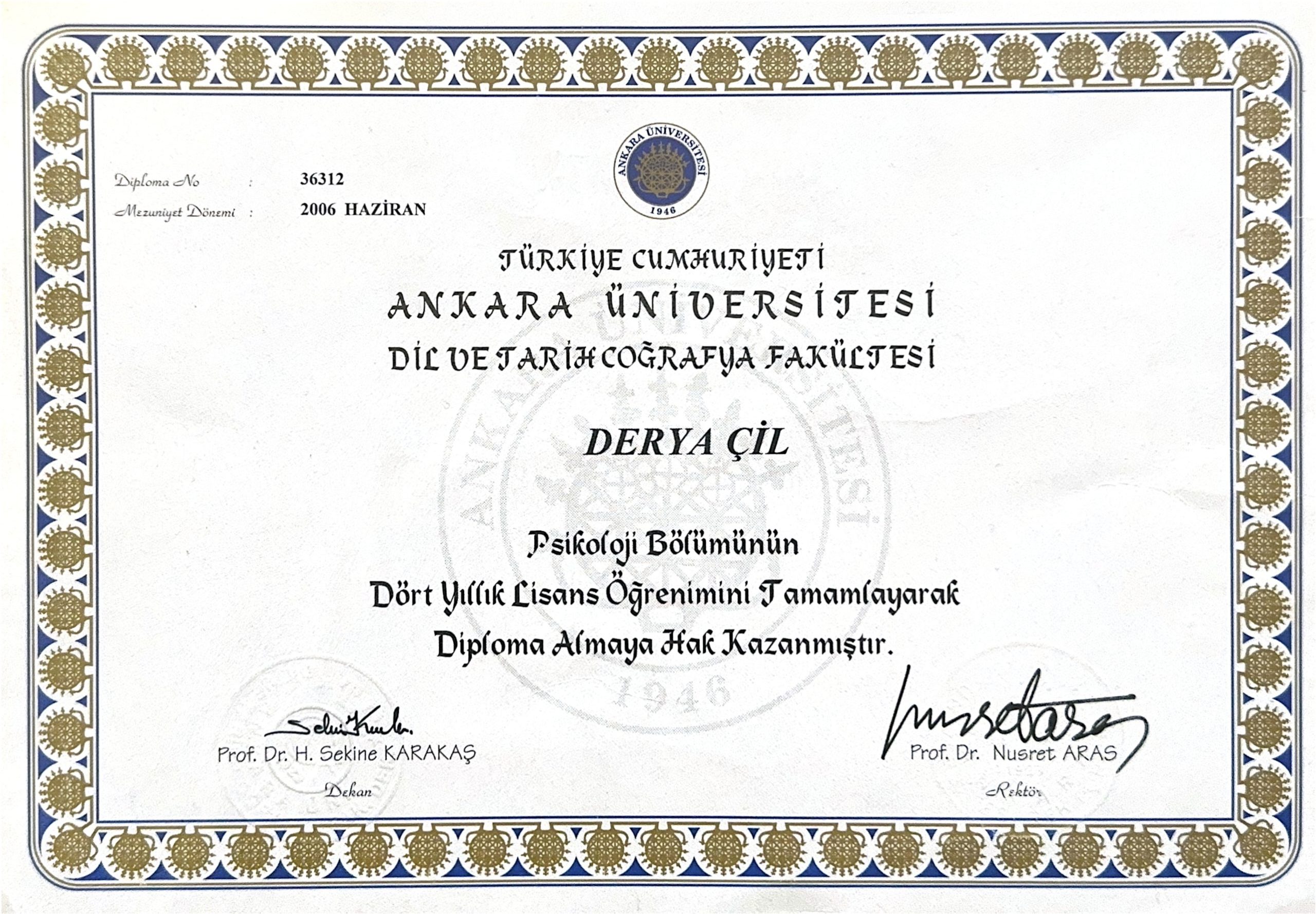 eskişehir psikolog Derya Çiçek